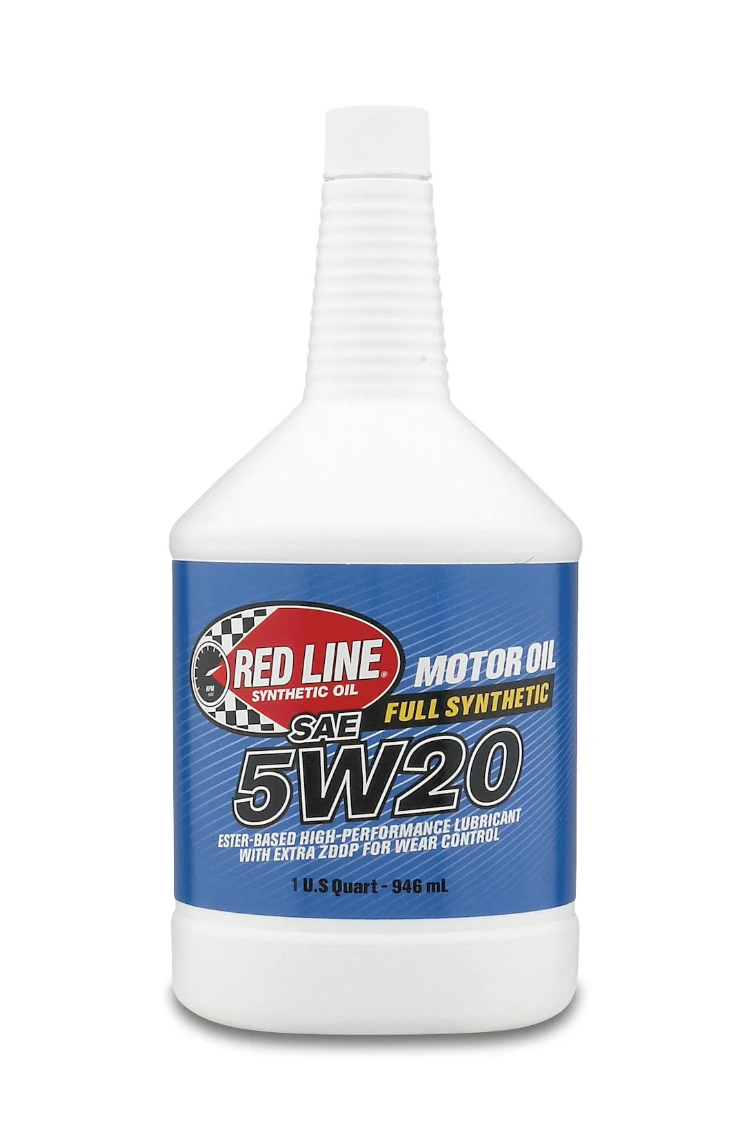 15204 – RED LINE Oil, SAE 5W-20 Synthetic 1 Quart Bottle Single